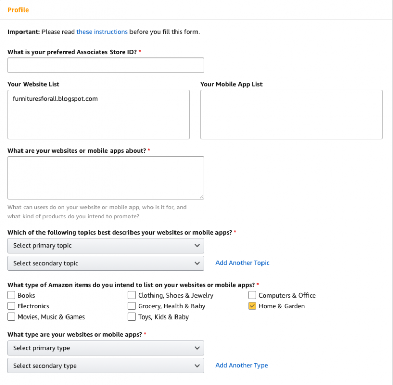 Amazon Affiliate Requirements for Creating an Affiliate Account in 2020