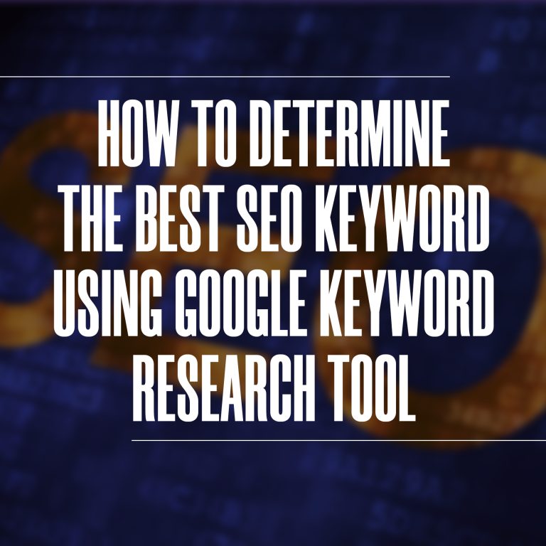 Google keyword research tool free